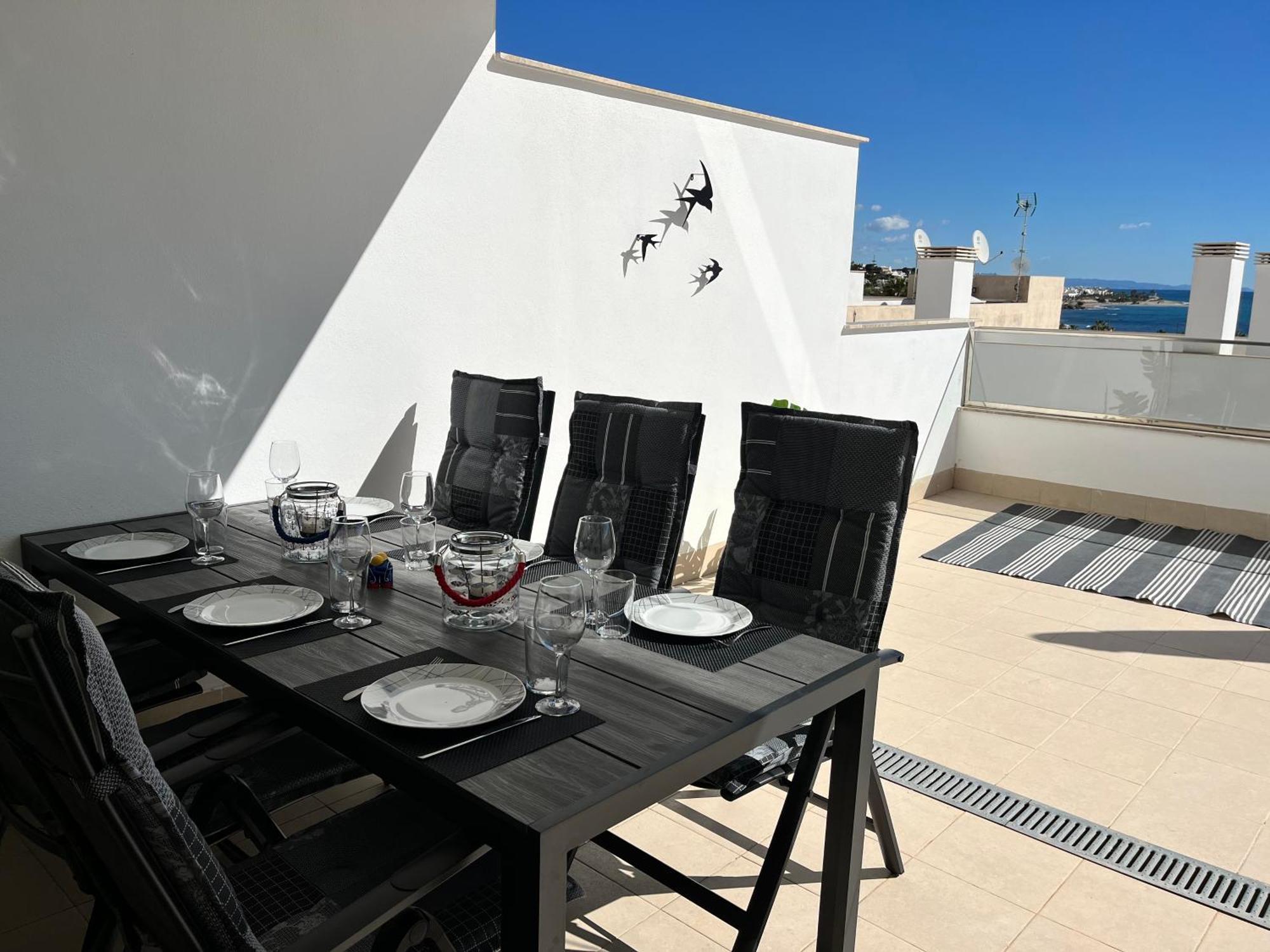 Lovely New Luxery Beach Apartment In Mojacar Playa Next To The Best Beach Eksteriør bilde